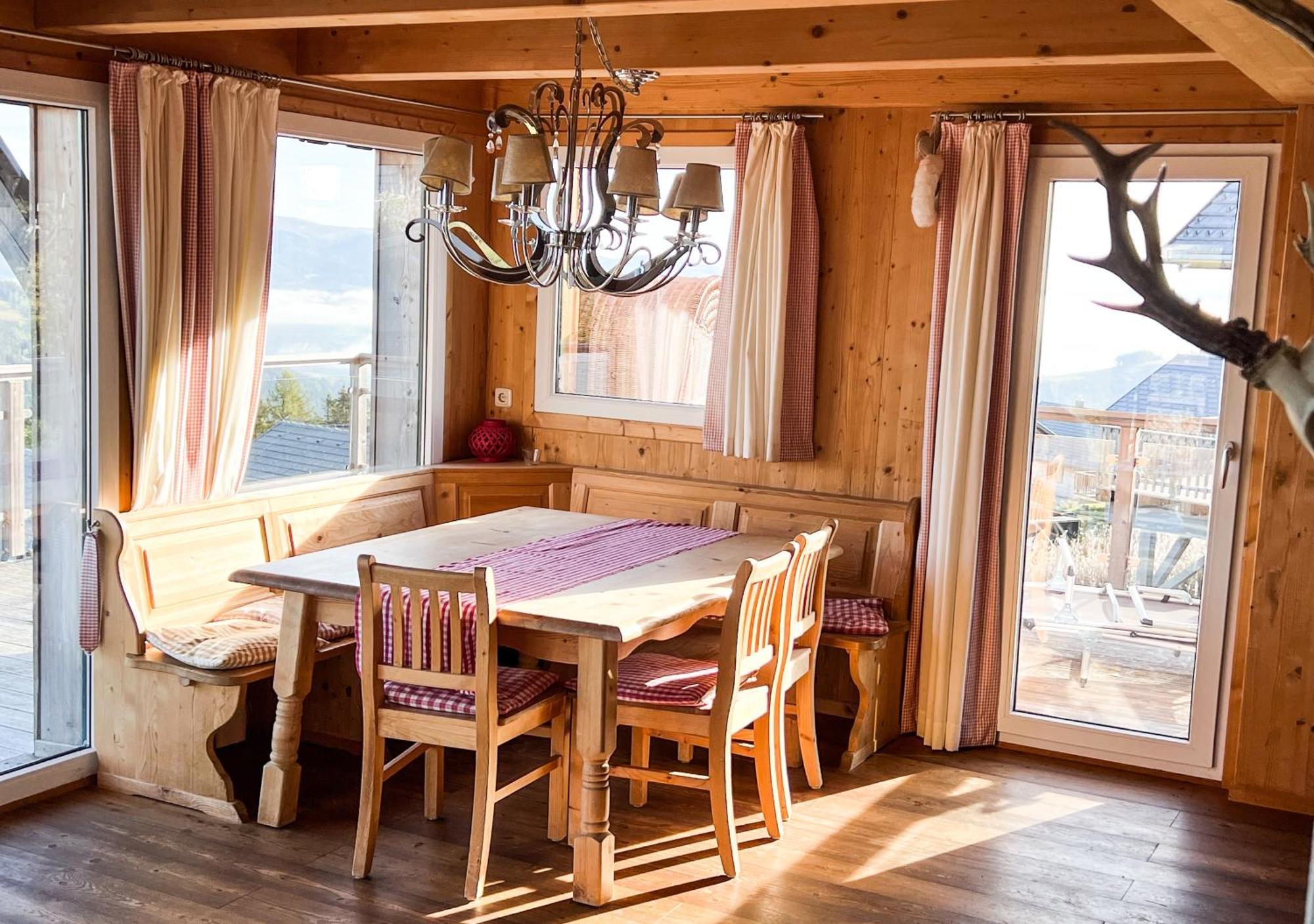 1A Chalet "Wolke" Wandern, Grillen, Wellness Im Traumhaus Wolfsberg Exterior foto